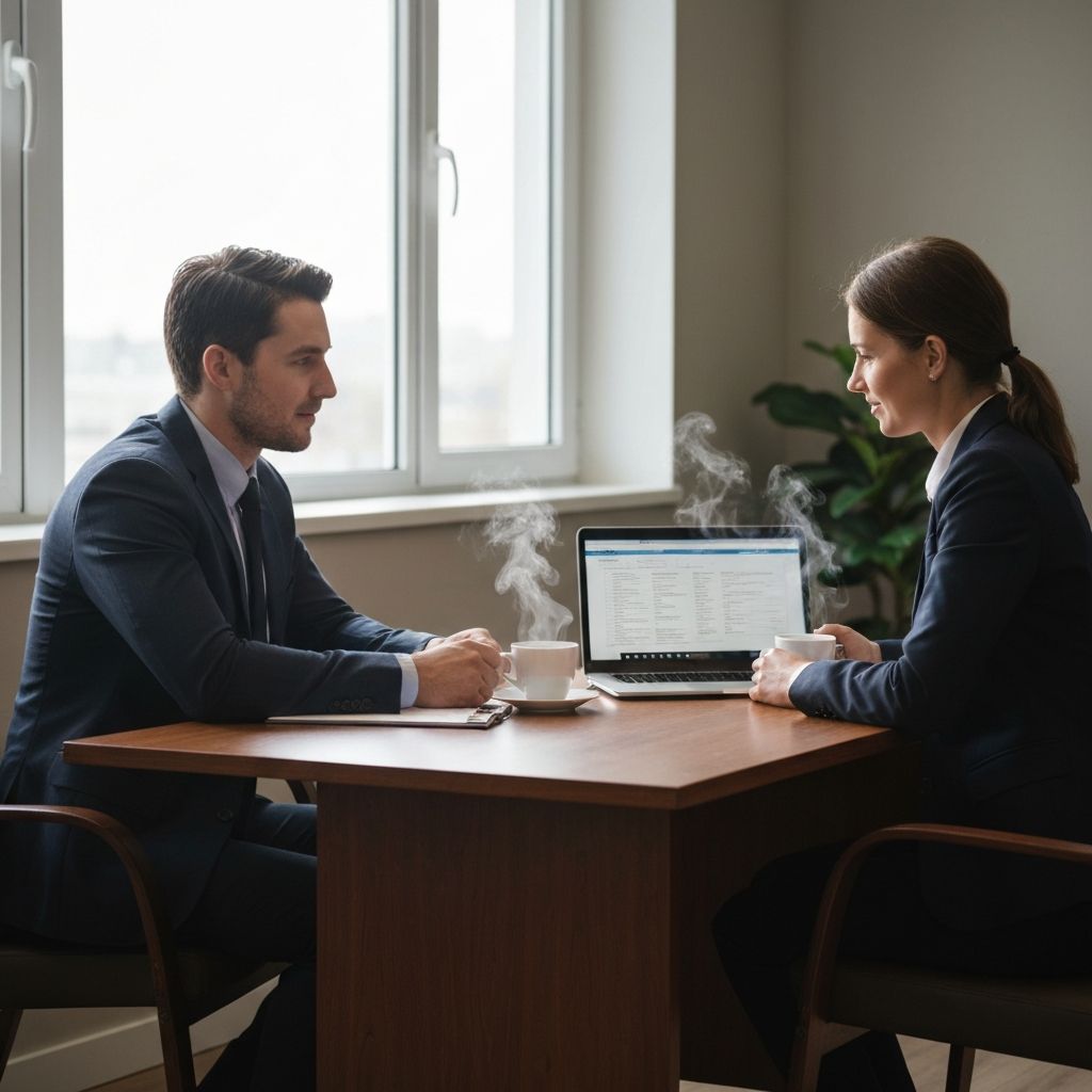 Sales consultation meeting